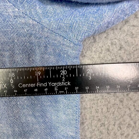 ORVIS WOMENS BUTTON DOWN SHIRT BLUE SIZE M - Picture 7 of 10